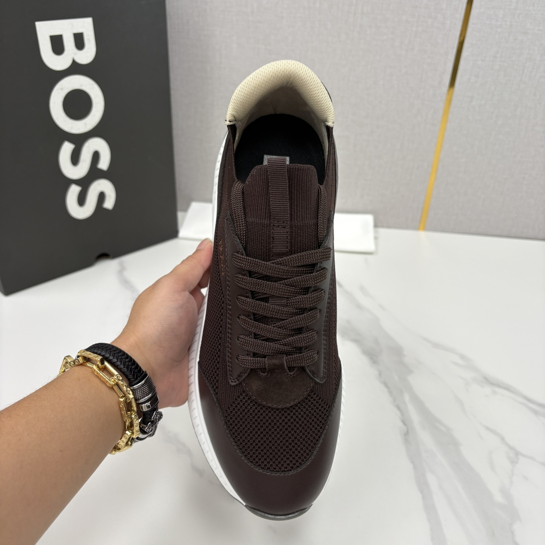 💋💍BOSS 男士新款 HUG*O BOSS男士休闲运动鞋：商务型格与运动基因的无缝衔接，解锁都市通勤新