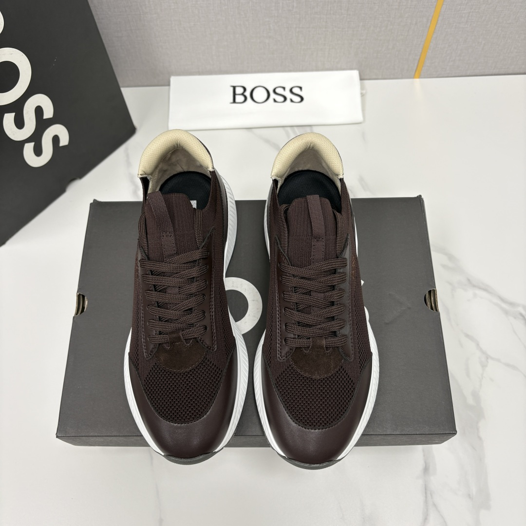 💋💍BOSS 男士新款 HUG*O BOSS男士休闲运动鞋：商务型格与运动基因的无缝衔接，解锁都市通勤新