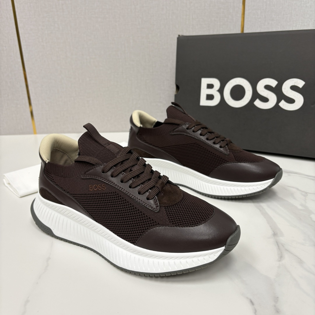 💋💍BOSS 男士新款 HUG*O BOSS男士休闲运动鞋：商务型格与运动基因的无缝衔接，解锁都市通勤新