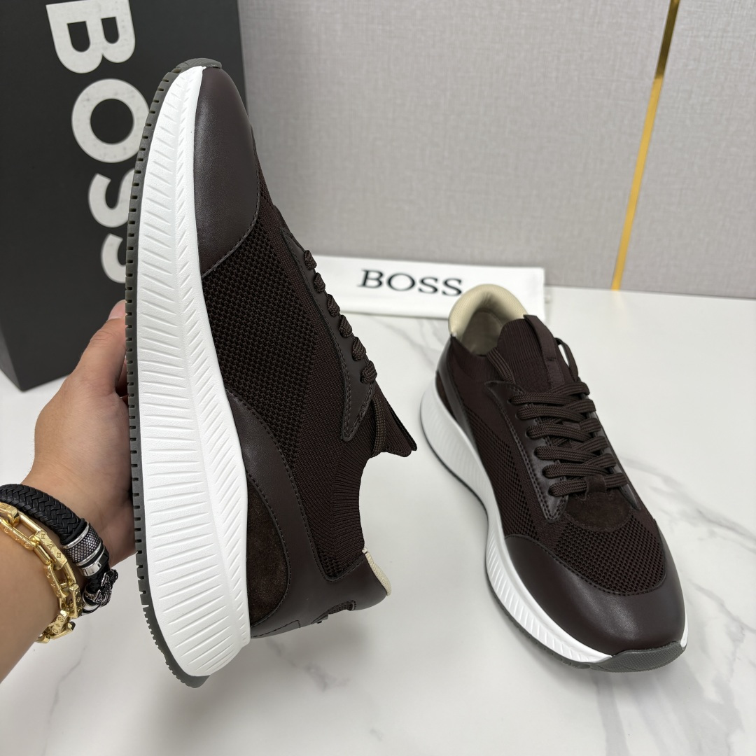 💋💍BOSS 男士新款 HUG*O BOSS男士休闲运动鞋：商务型格与运动基因的无缝衔接，解锁都市通勤新