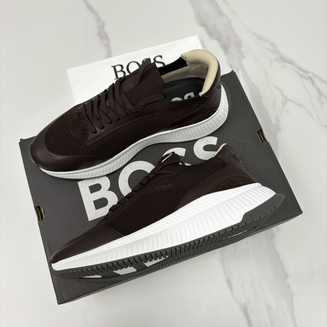 💋💍BOSS 男士新款 HUG*O BOSS男士休闲运动鞋：商务型格与运动基因的无缝衔接，解锁都市通勤新