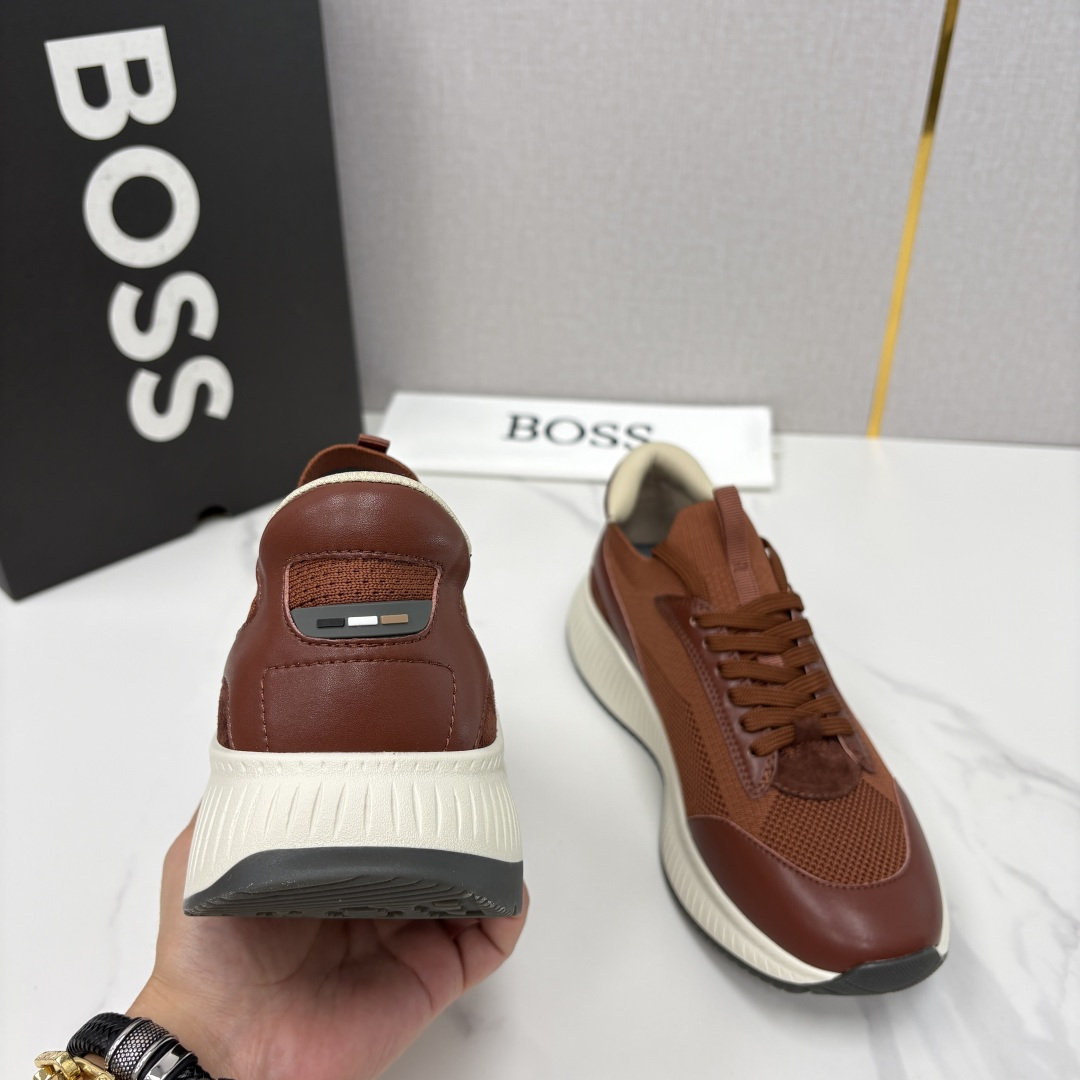 💋💍BOSS 男士新款 HUG*O BOSS男士休闲运动鞋：商务型格与运动基因的无缝衔接，解锁都市通勤新