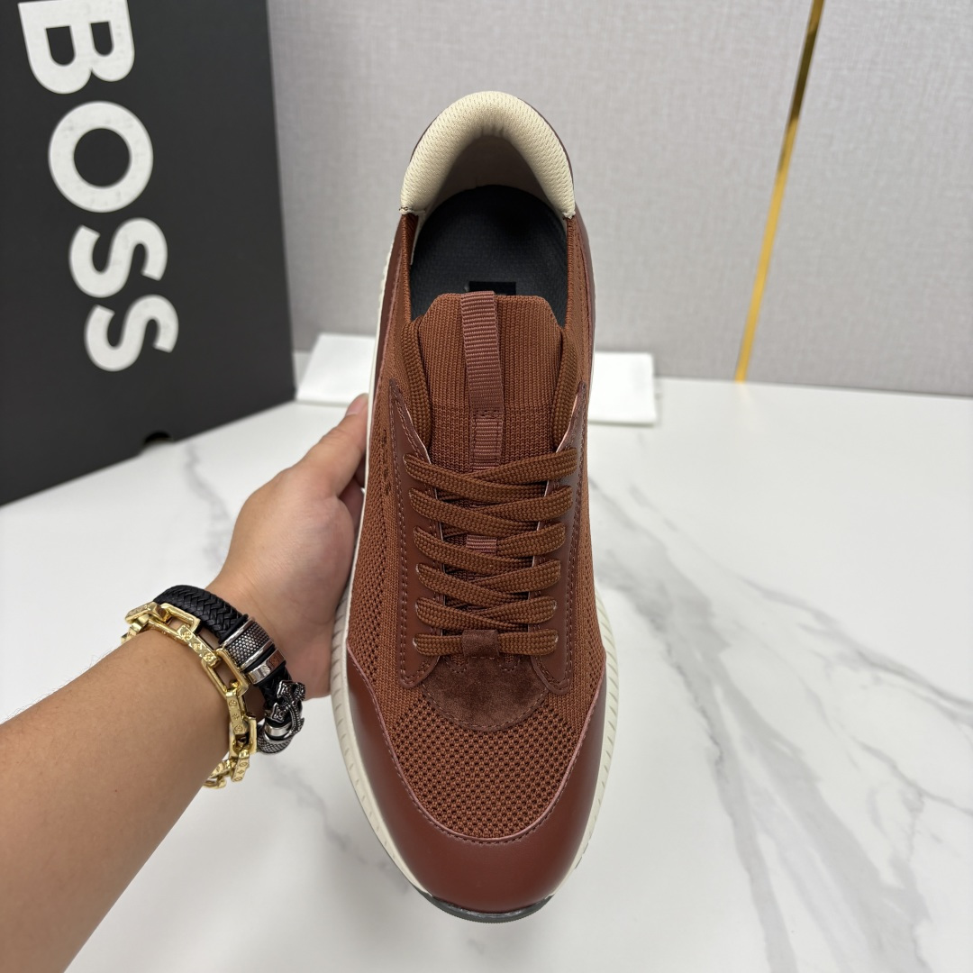💋💍BOSS 男士新款 HUG*O BOSS男士休闲运动鞋：商务型格与运动基因的无缝衔接，解锁都市通勤新