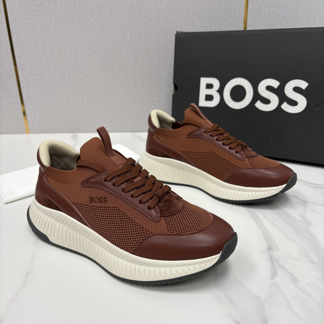💋💍BOSS 男士新款 HUG*O BOSS男士休闲运动鞋：商务型格与运动基因的无缝衔接，解锁都市通勤新