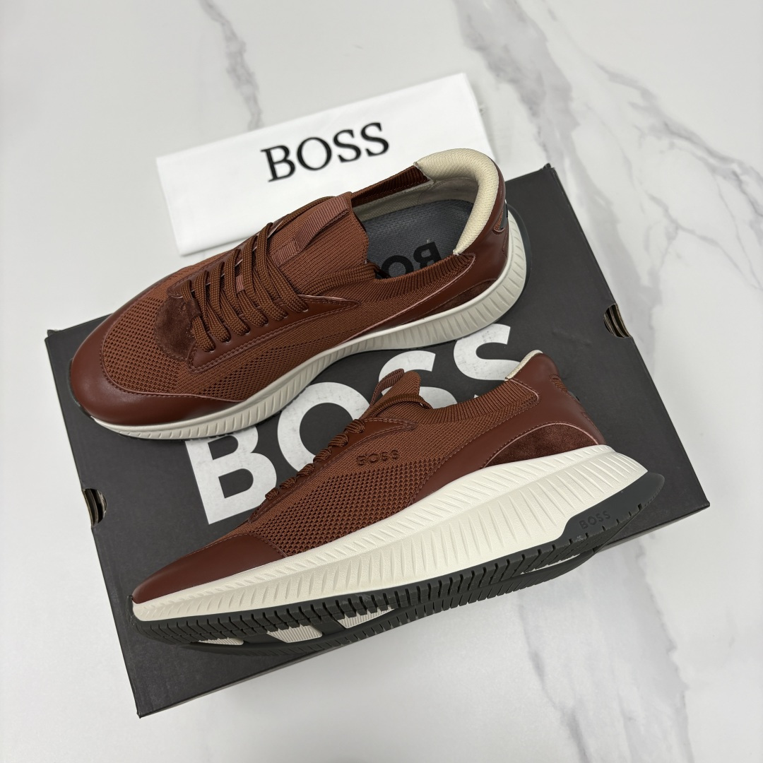 💋💍BOSS 男士新款 HUG*O BOSS男士休闲运动鞋：商务型格与运动基因的无缝衔接，解锁都市通勤新