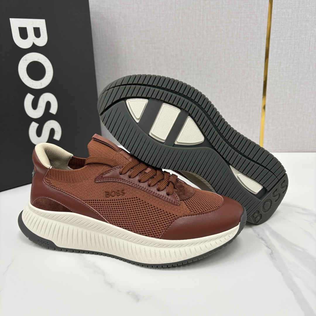 💋💍BOSS 男士新款 HUG*O BOSS男士休闲运动鞋：商务型格与运动基因的无缝衔接，解锁都市通勤新