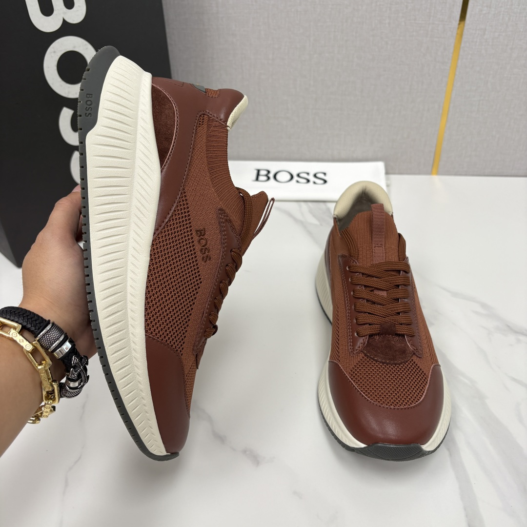 💋💍BOSS 男士新款 HUG*O BOSS男士休闲运动鞋：商务型格与运动基因的无缝衔接，解锁都市通勤新