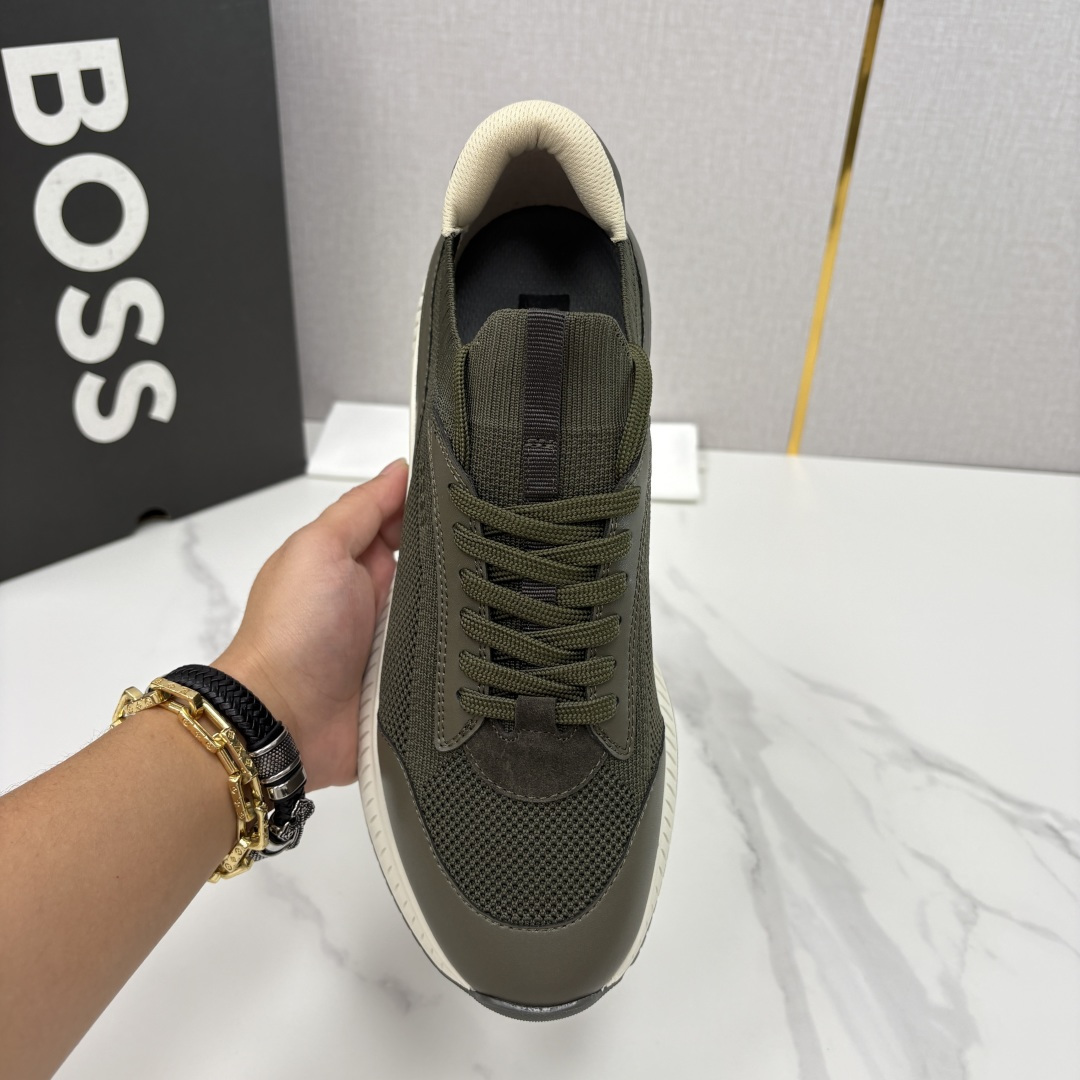 💋💍BOSS 男士新款 HUG*O BOSS男士休闲运动鞋：商务型格与运动基因的无缝衔接，解锁都市通勤新