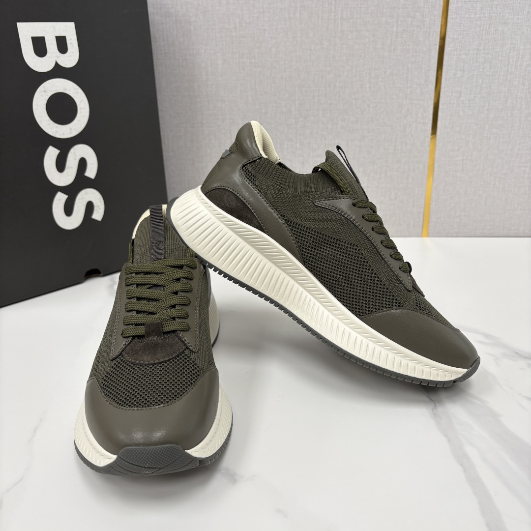 💋💍BOSS 男士新款 HUG*O BOSS男士休闲运动鞋：商务型格与运动基因的无缝衔接，解锁都市通勤新