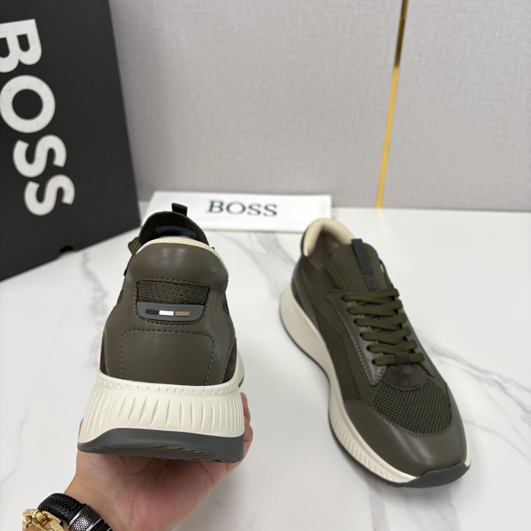 💋💍BOSS 男士新款 HUG*O BOSS男士休闲运动鞋：商务型格与运动基因的无缝衔接，解锁都市通勤新
