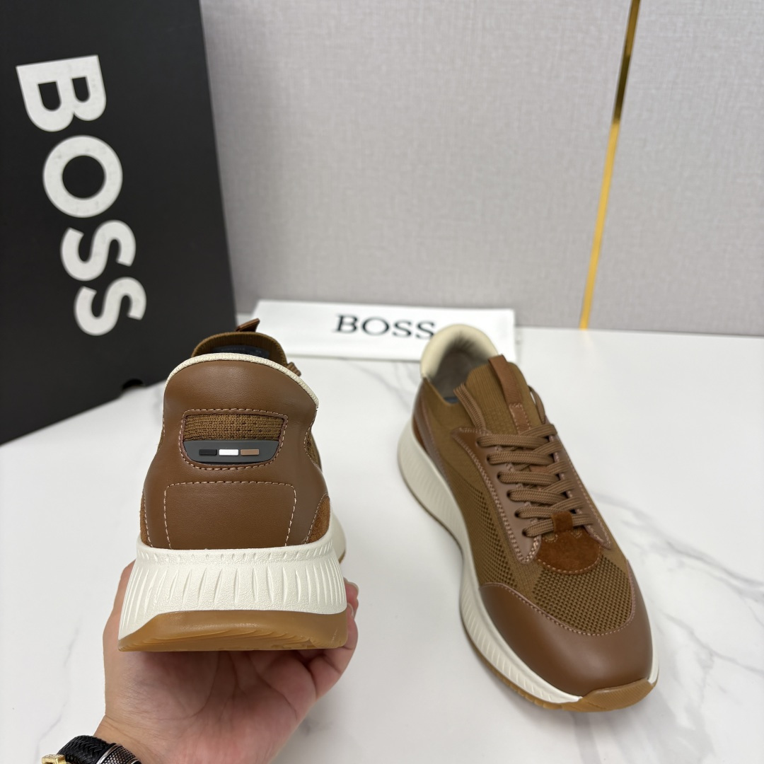 💋💍BOSS 男士新款 HUG*O BOSS男士休闲运动鞋：商务型格与运动基因的无缝衔接，解锁都市通勤新