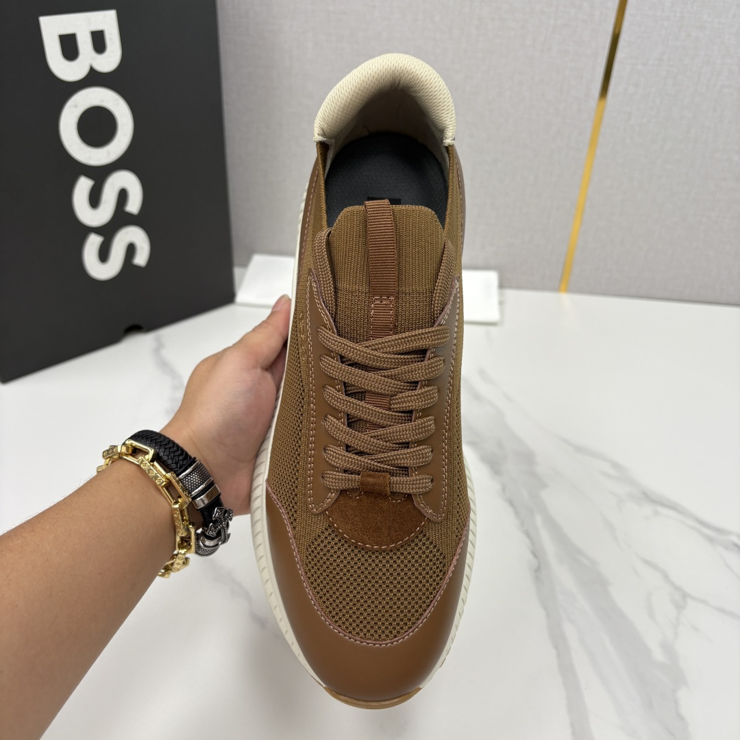 💋💍BOSS 男士新款 HUG*O BOSS男士休闲运动鞋：商务型格与运动基因的无缝衔接，解锁都市通勤新