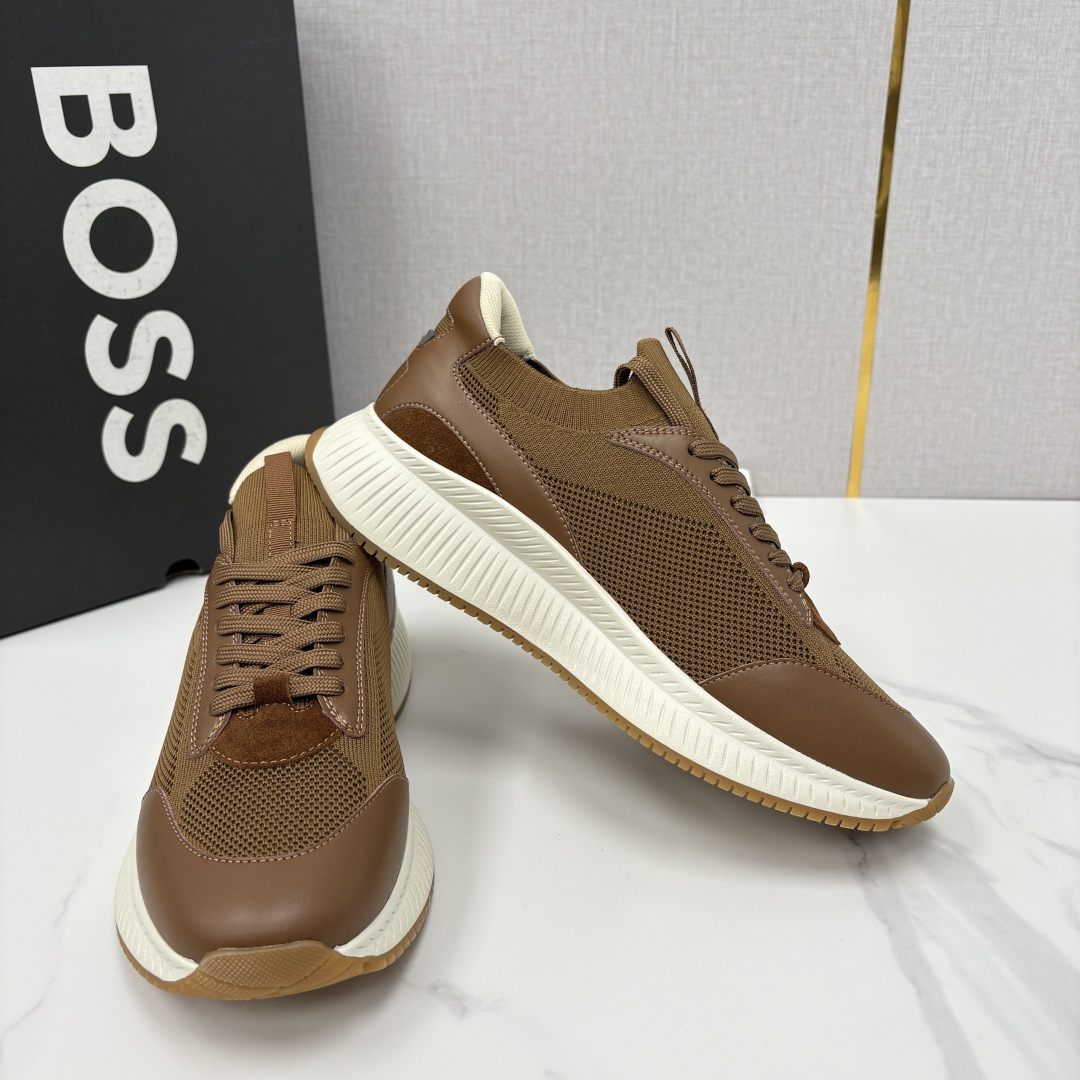 💋💍BOSS 男士新款 HUG*O BOSS男士休闲运动鞋：商务型格与运动基因的无缝衔接，解锁都市通勤新