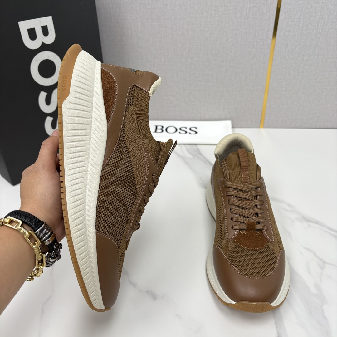 💋💍BOSS 男士新款 HUG*O BOSS男士休闲运动鞋：商务型格与运动基因的无缝衔接，解锁都市通勤新