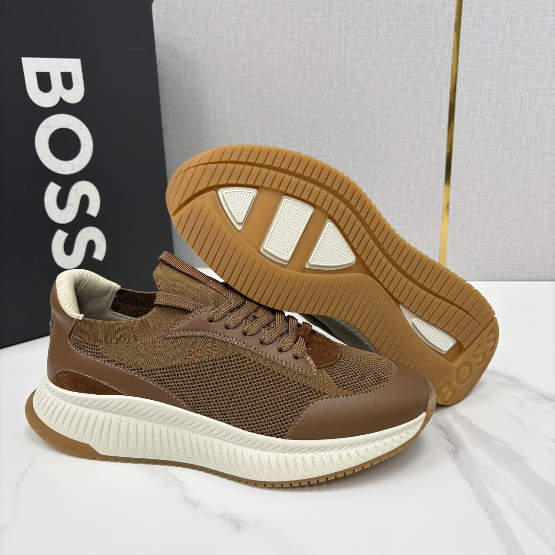 💋💍BOSS 男士新款 HUG*O BOSS男士休闲运动鞋：商务型格与运动基因的无缝衔接，解锁都市通勤新