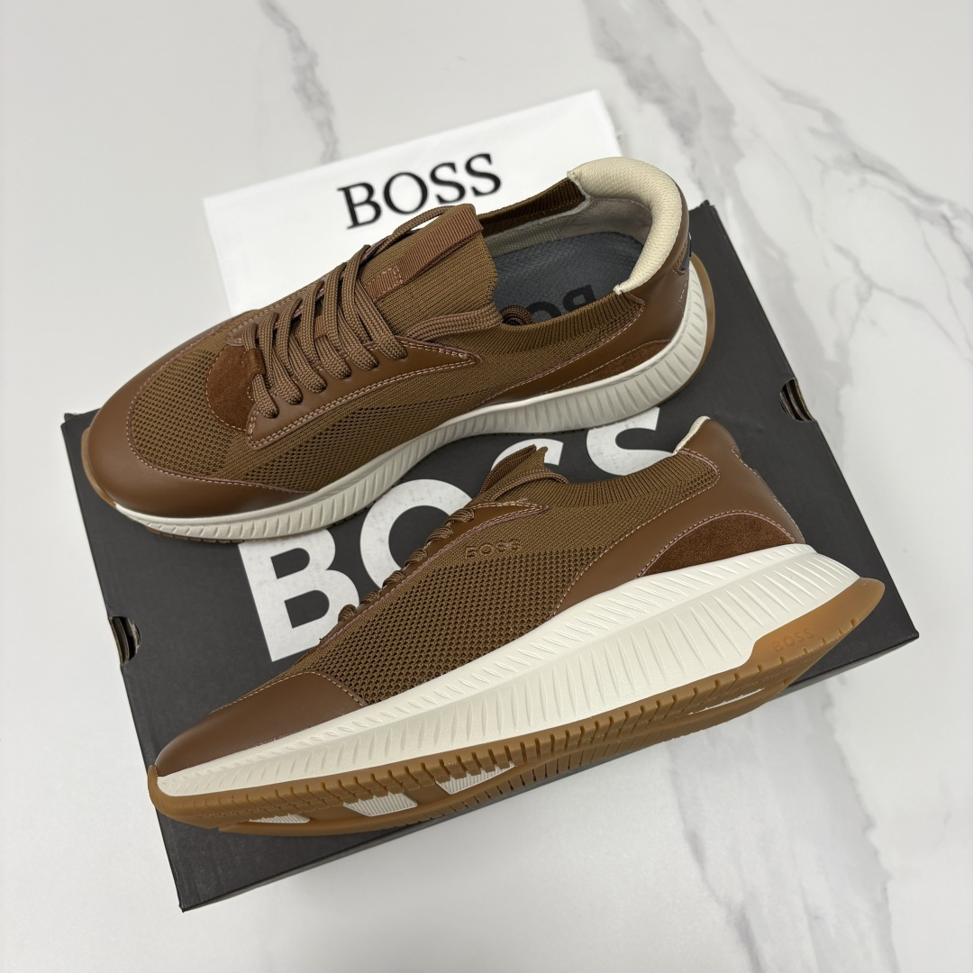 💋💍BOSS 男士新款 HUG*O BOSS男士休闲运动鞋：商务型格与运动基因的无缝衔接，解锁都市通勤新