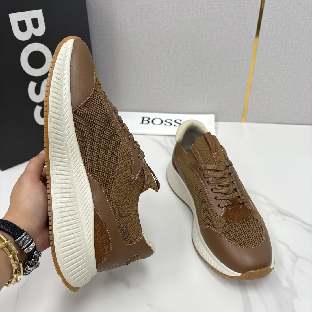 💋💍BOSS 男士新款 HUG*O BOSS男士休闲运动鞋：商务型格与运动基因的无缝衔接，解锁都市通勤新