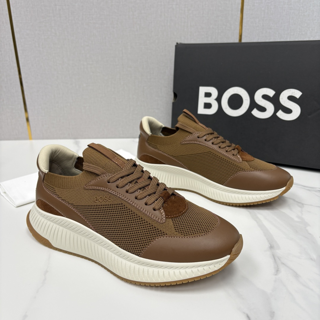 💋💍BOSS 男士新款 HUG*O BOSS男士休闲运动鞋：商务型格与运动基因的无缝衔接，解锁都市通勤新