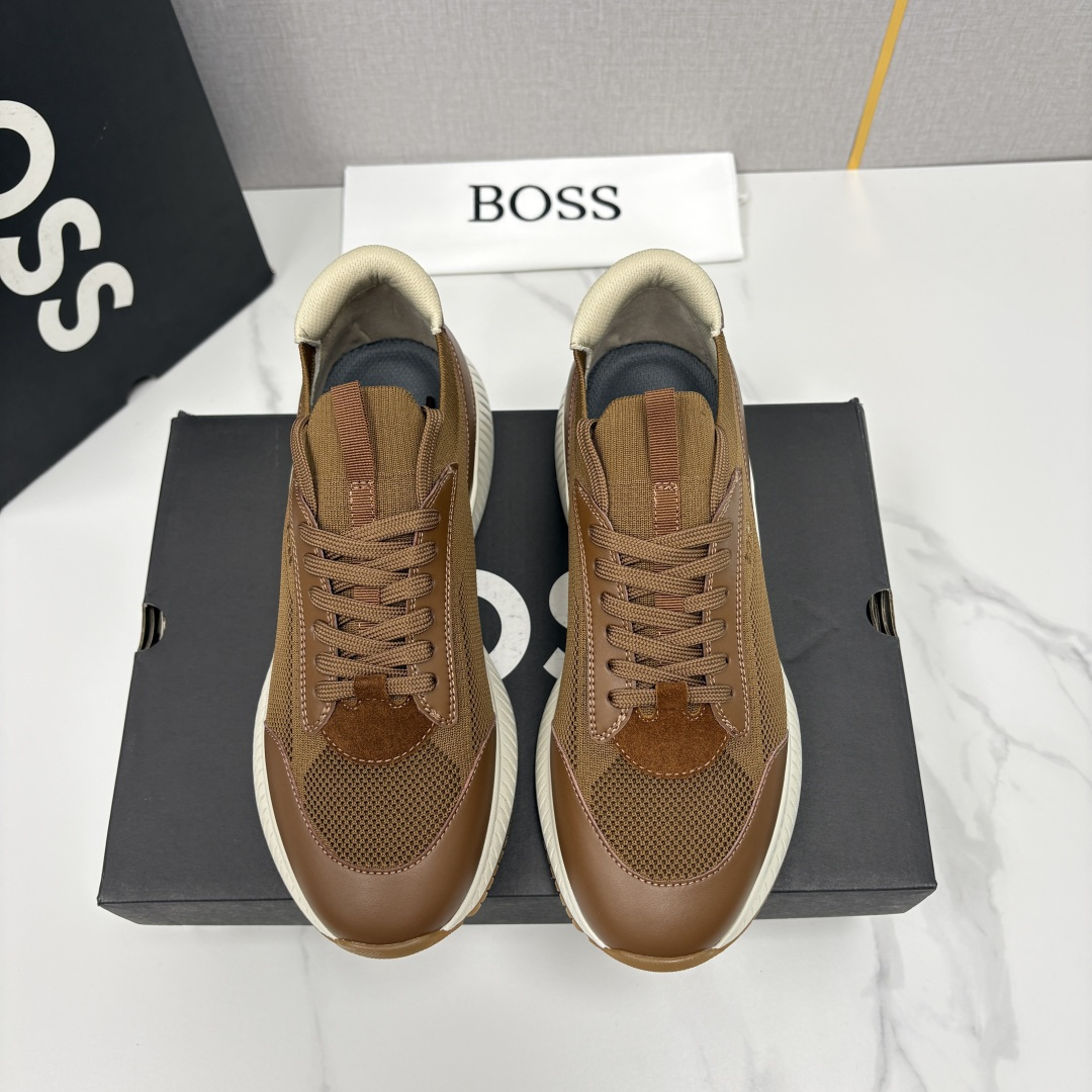 💋💍BOSS 男士新款 HUG*O BOSS男士休闲运动鞋：商务型格与运动基因的无缝衔接，解锁都市通勤新