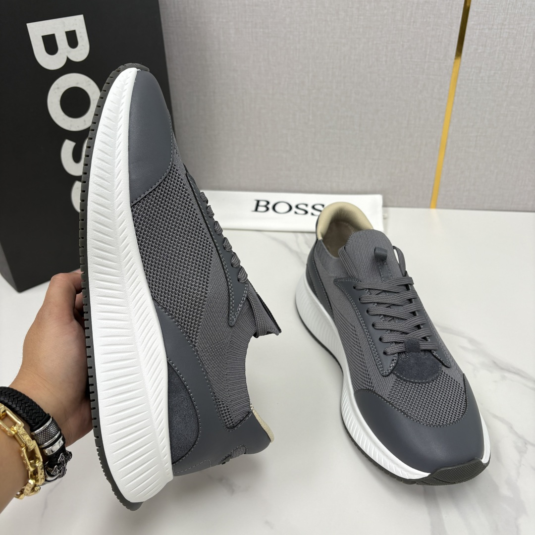 💋💍BOSS 男士新款 HUG*O BOSS男士休闲运动鞋：商务型格与运动基因的无缝衔接，解锁都市通勤新