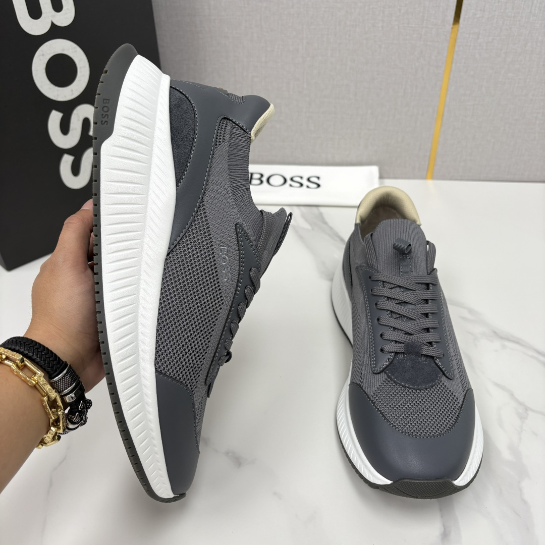 💋💍BOSS 男士新款 HUG*O BOSS男士休闲运动鞋：商务型格与运动基因的无缝衔接，解锁都市通勤新
