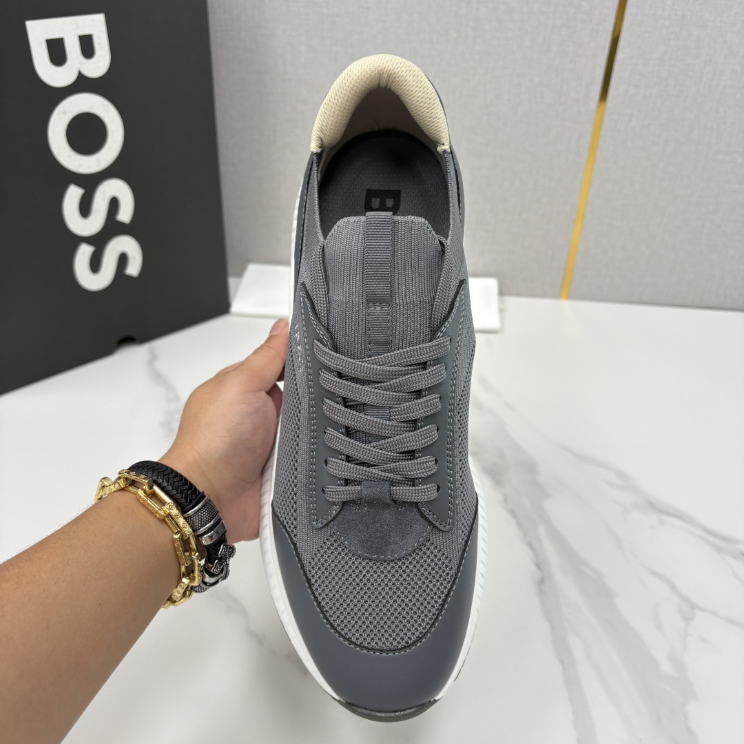 💋💍BOSS 男士新款 HUG*O BOSS男士休闲运动鞋：商务型格与运动基因的无缝衔接，解锁都市通勤新