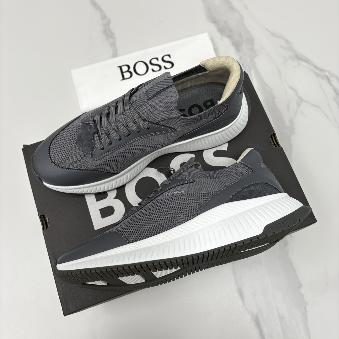💋💍BOSS 男士新款 HUG*O BOSS男士休闲运动鞋：商务型格与运动基因的无缝衔接，解锁都市通勤新