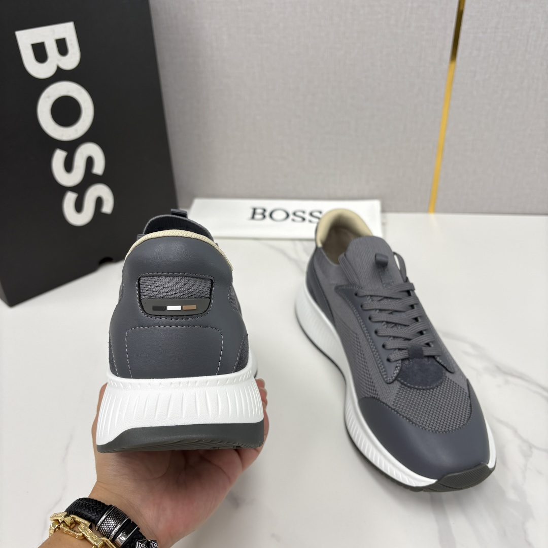 💋💍BOSS 男士新款 HUG*O BOSS男士休闲运动鞋：商务型格与运动基因的无缝衔接，解锁都市通勤新