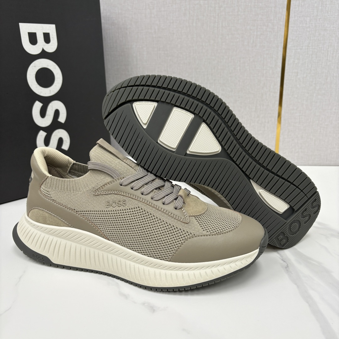 💋💍BOSS 男士新款 HUG*O BOSS男士休闲运动鞋：商务型格与运动基因的无缝衔接，解锁都市通勤新