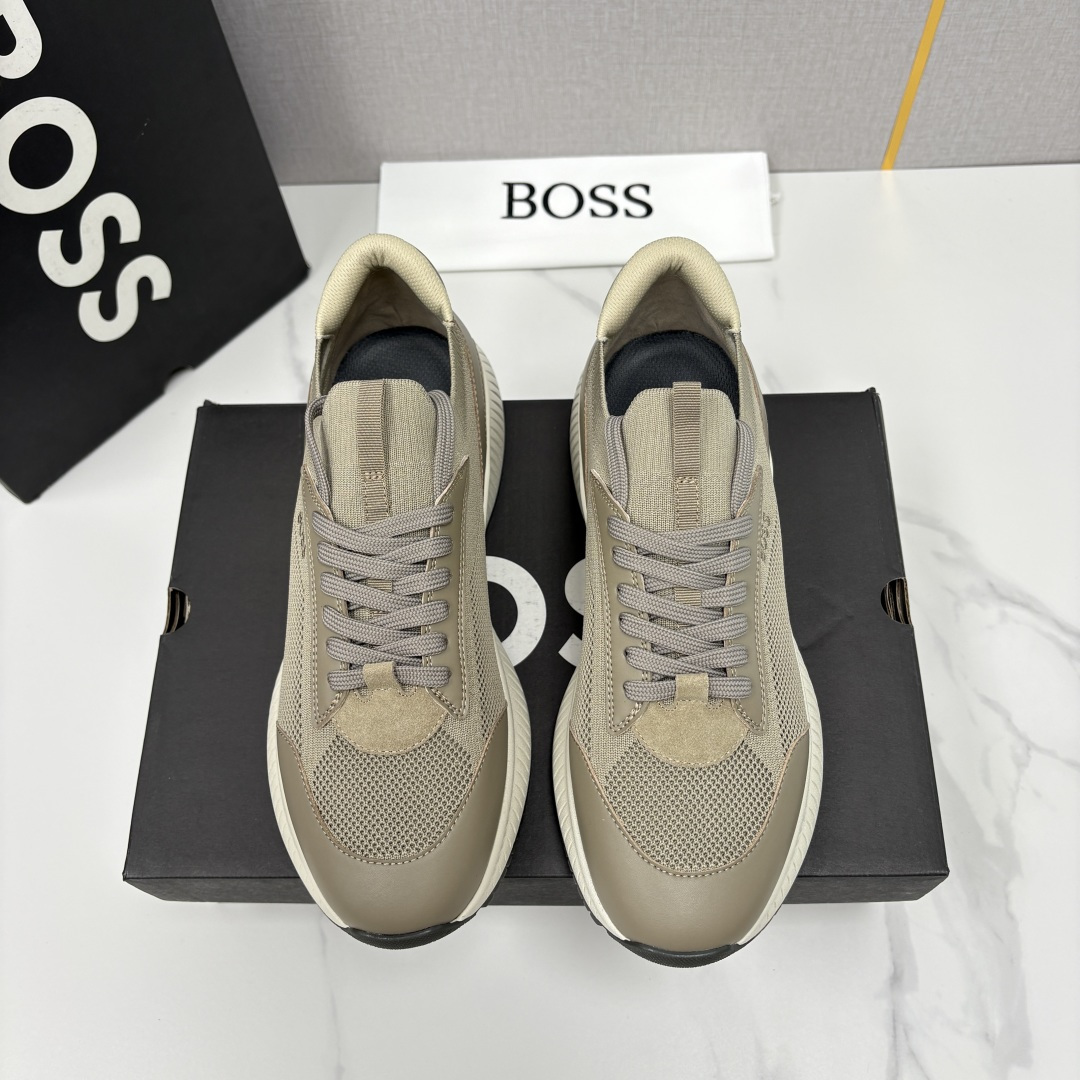 💋💍BOSS 男士新款 HUG*O BOSS男士休闲运动鞋：商务型格与运动基因的无缝衔接，解锁都市通勤新