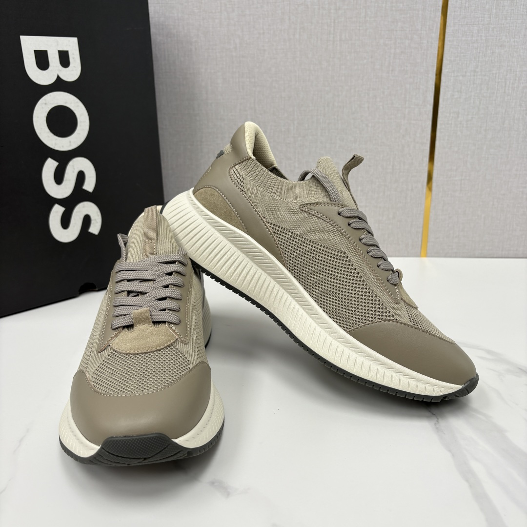 💋💍BOSS 男士新款 HUG*O BOSS男士休闲运动鞋：商务型格与运动基因的无缝衔接，解锁都市通勤新
