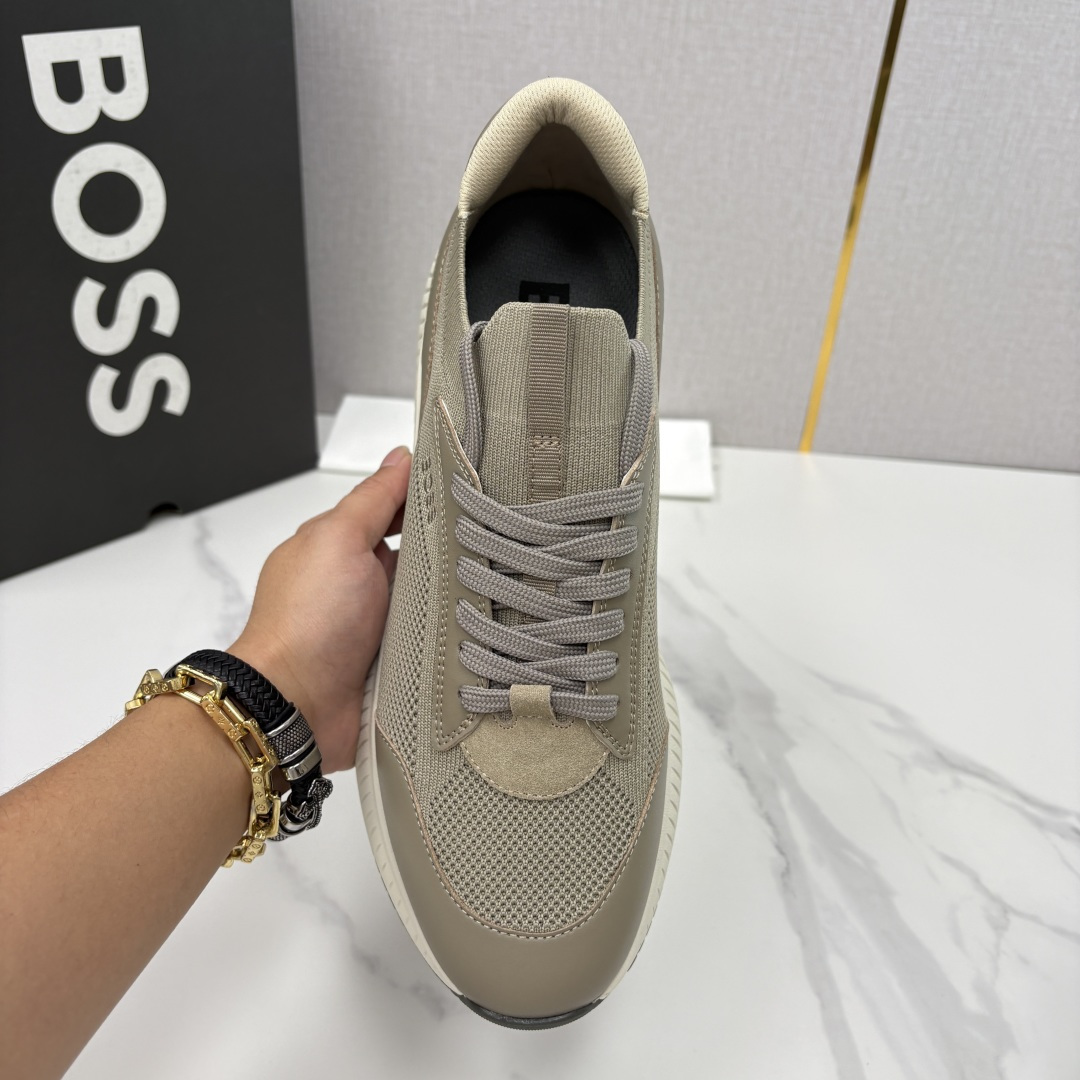 💋💍BOSS 男士新款 HUG*O BOSS男士休闲运动鞋：商务型格与运动基因的无缝衔接，解锁都市通勤新