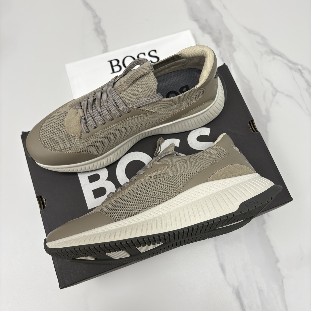 💋💍BOSS 男士新款 HUG*O BOSS男士休闲运动鞋：商务型格与运动基因的无缝衔接，解锁都市通勤新