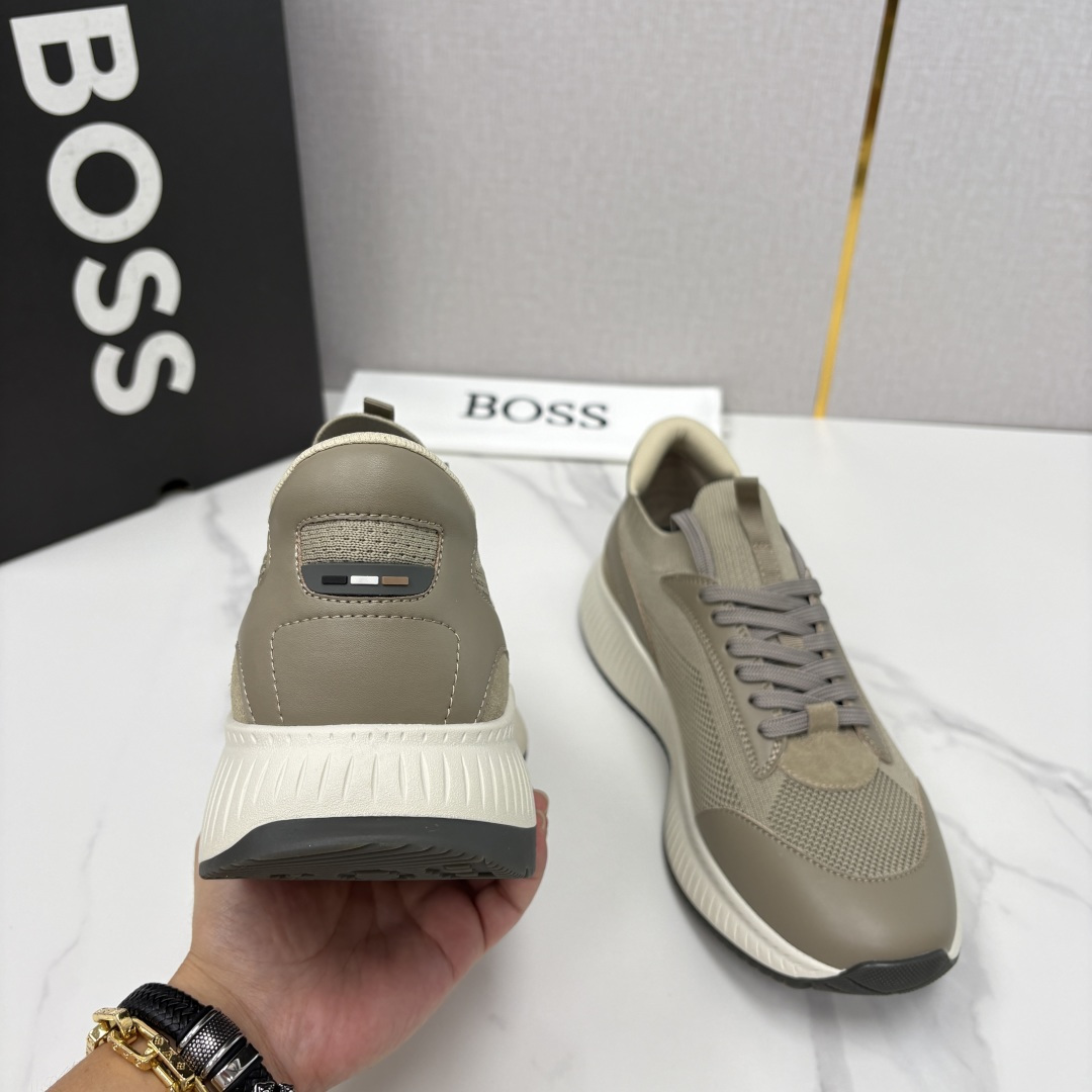 💋💍BOSS 男士新款 HUG*O BOSS男士休闲运动鞋：商务型格与运动基因的无缝衔接，解锁都市通勤新