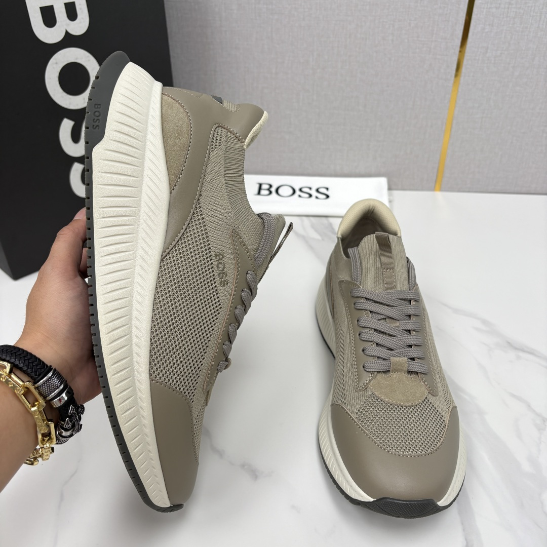 💋💍BOSS 男士新款 HUG*O BOSS男士休闲运动鞋：商务型格与运动基因的无缝衔接，解锁都市通勤新
