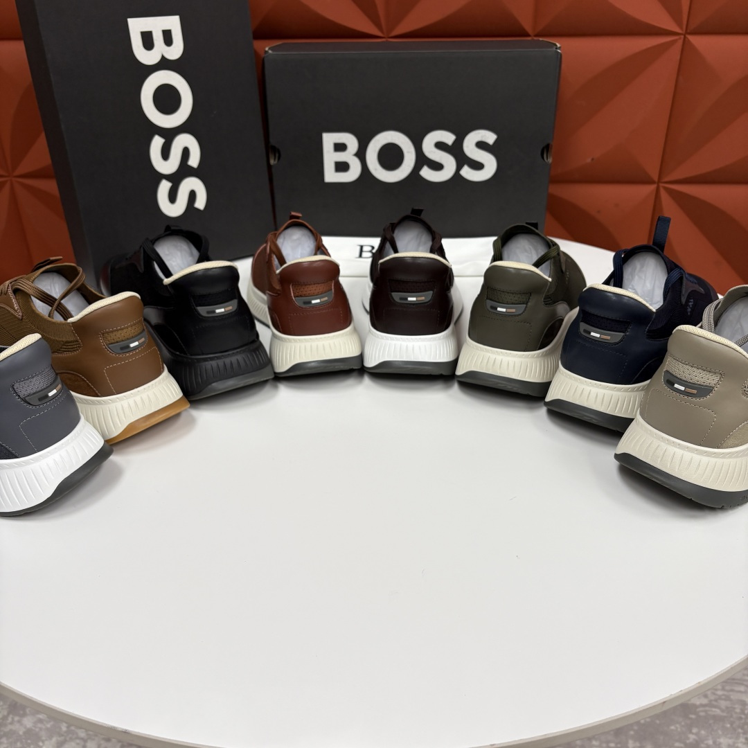 💋💍BOSS 男士新款 HUG*O BOSS男士休闲运动鞋：商务型格与运动基因的无缝衔接，解锁都市通勤新