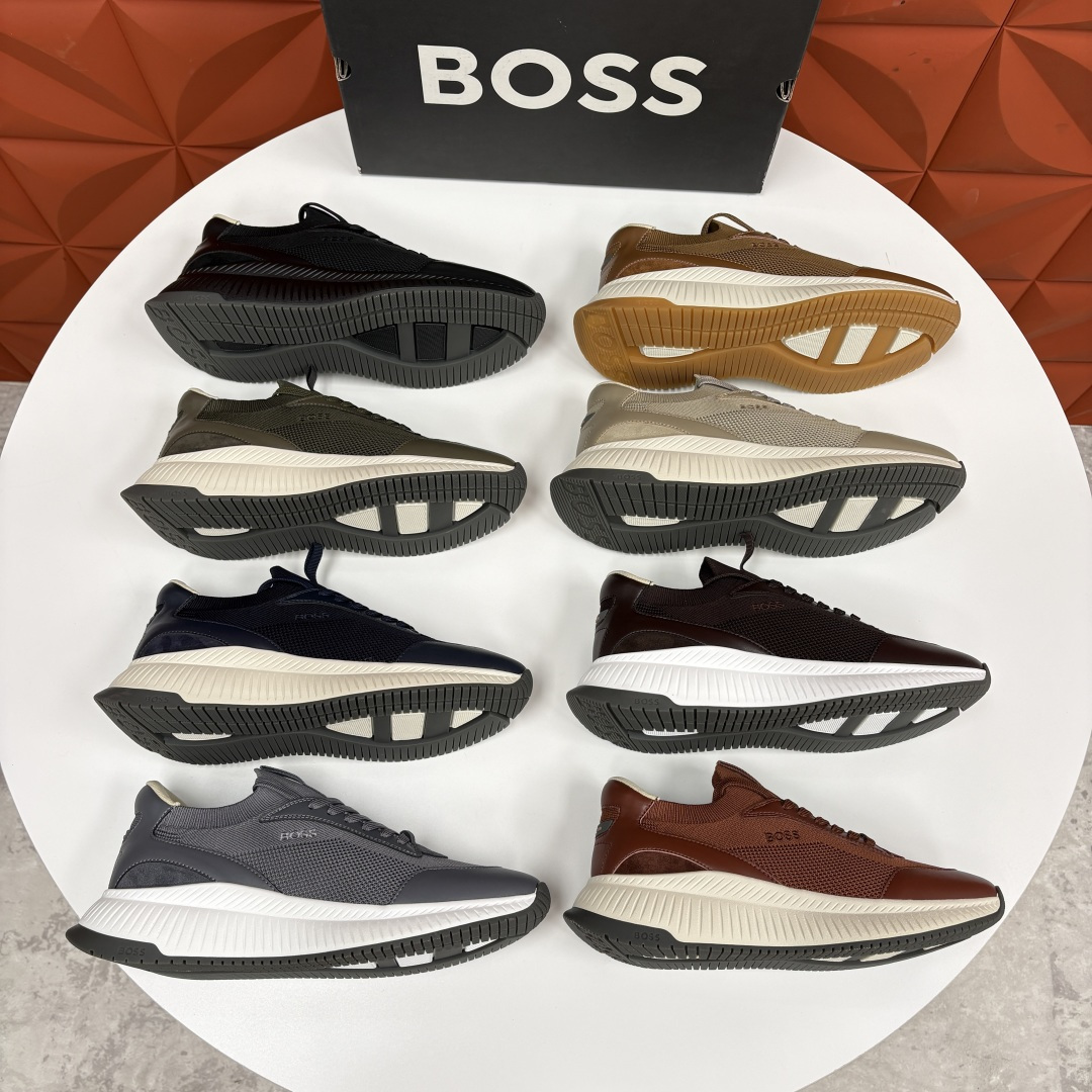 💋💍BOSS 男士新款 HUG*O BOSS男士休闲运动鞋：商务型格与运动基因的无缝衔接，解锁都市通勤新