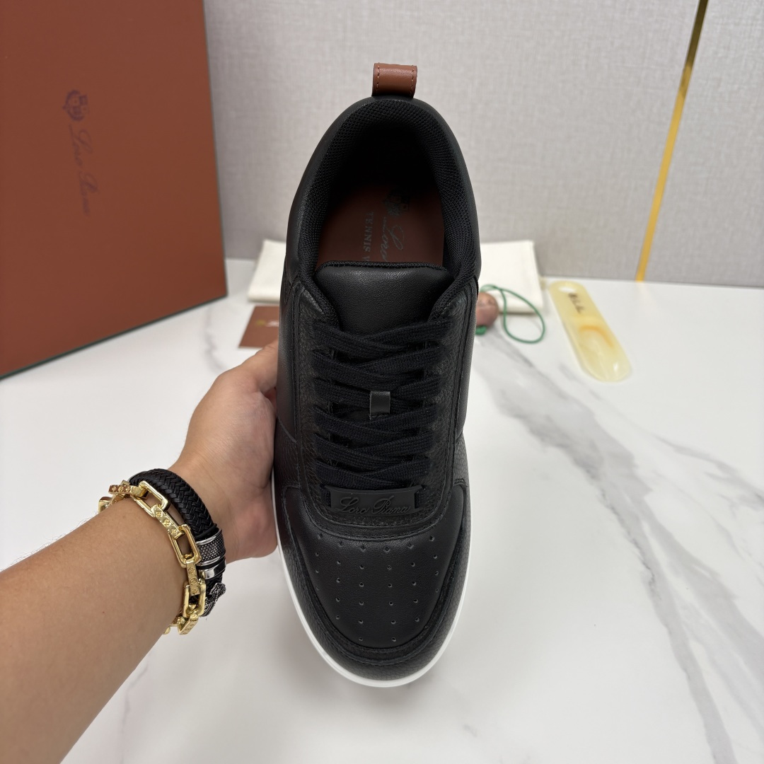💋💍LP 家新品 LoroPian*/诺悠-翩雅 新款WeekendWalk男士休闲鞋 牛皮拼荔枝纹皮厚