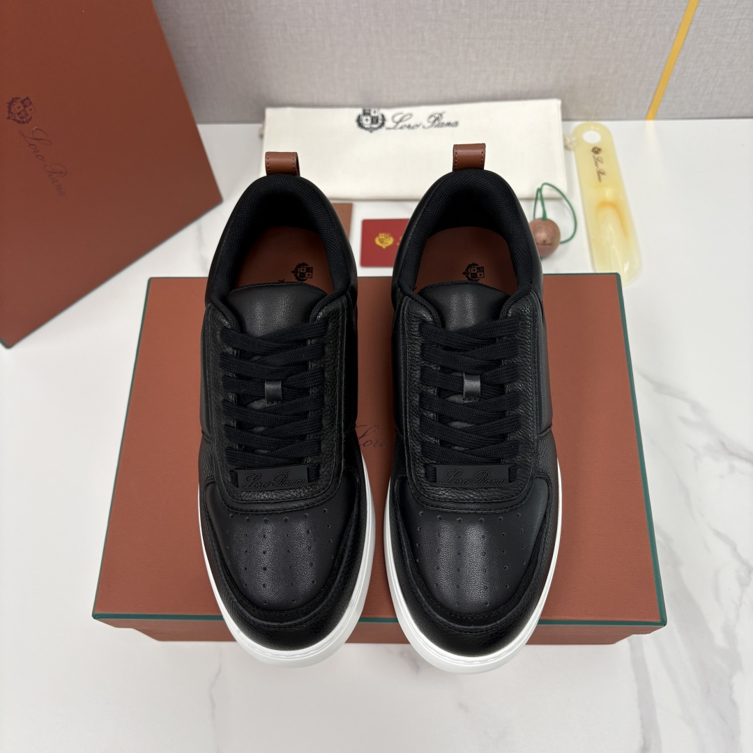 💋💍LP 家新品 LoroPian*/诺悠-翩雅 新款WeekendWalk男士休闲鞋 牛皮拼荔枝纹皮厚