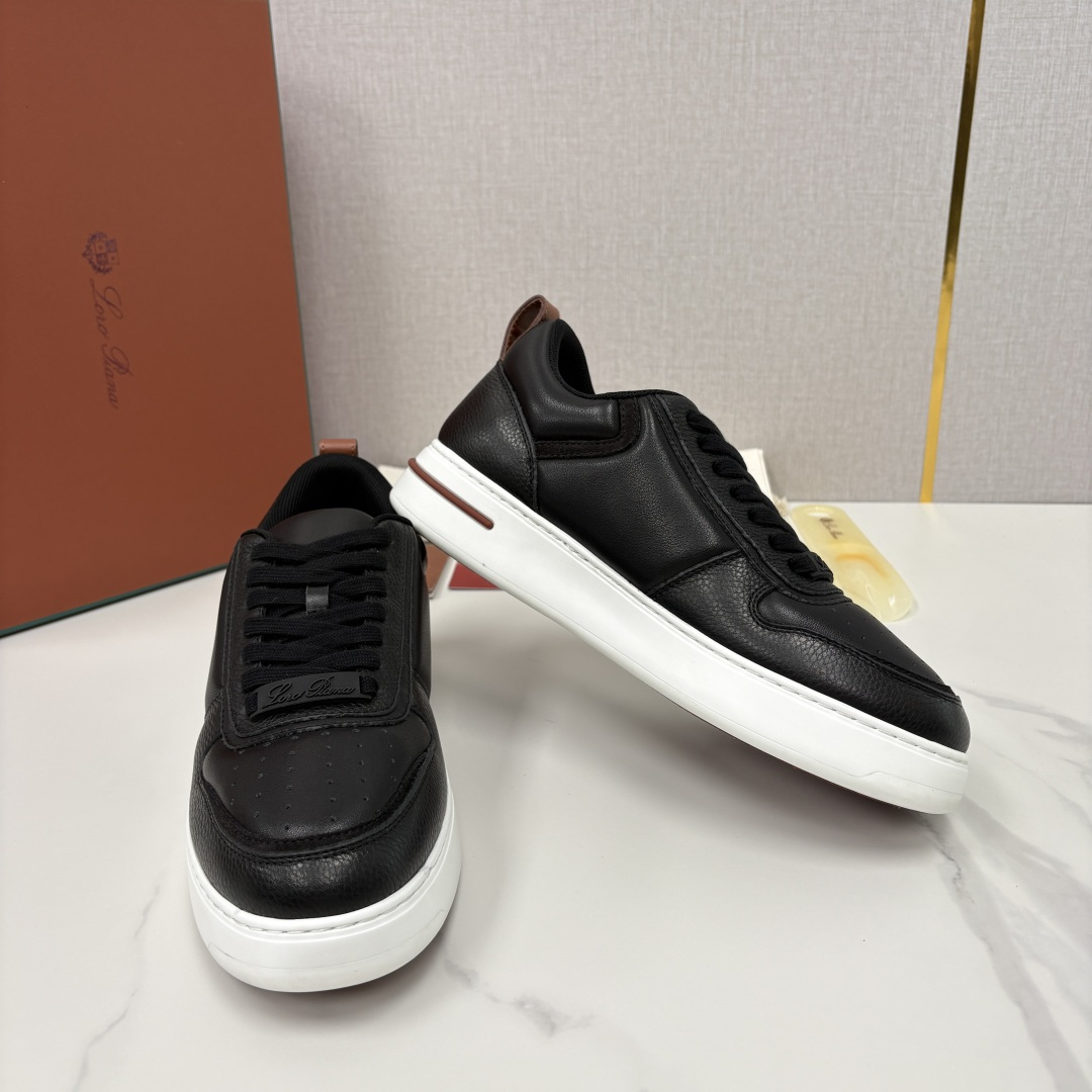 💋💍LP 家新品 LoroPian*/诺悠-翩雅 新款WeekendWalk男士休闲鞋 牛皮拼荔枝纹皮厚