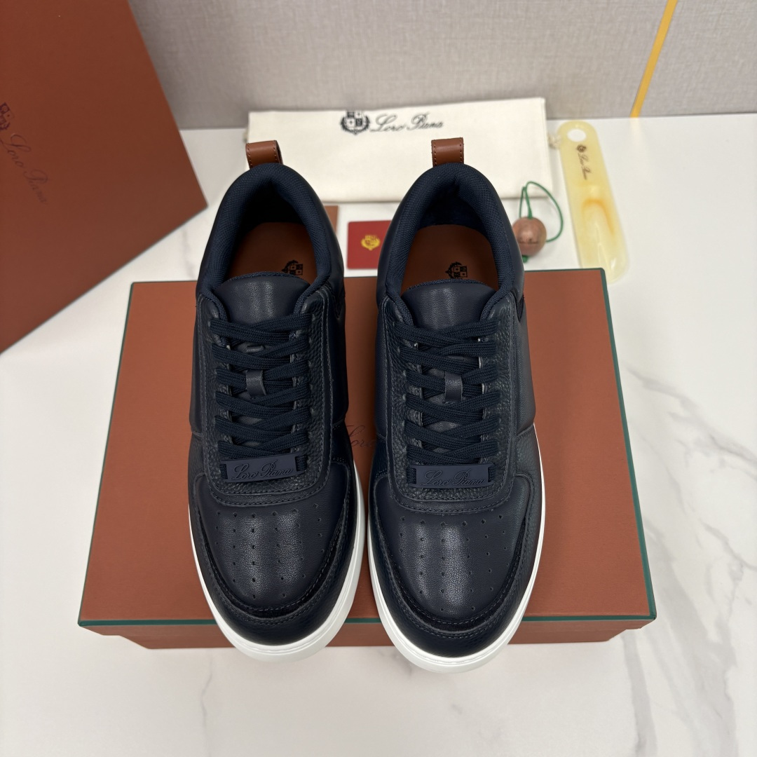 💋💍LP 家新品 LoroPian*/诺悠-翩雅 新款WeekendWalk男士休闲鞋 牛皮拼荔枝纹皮厚