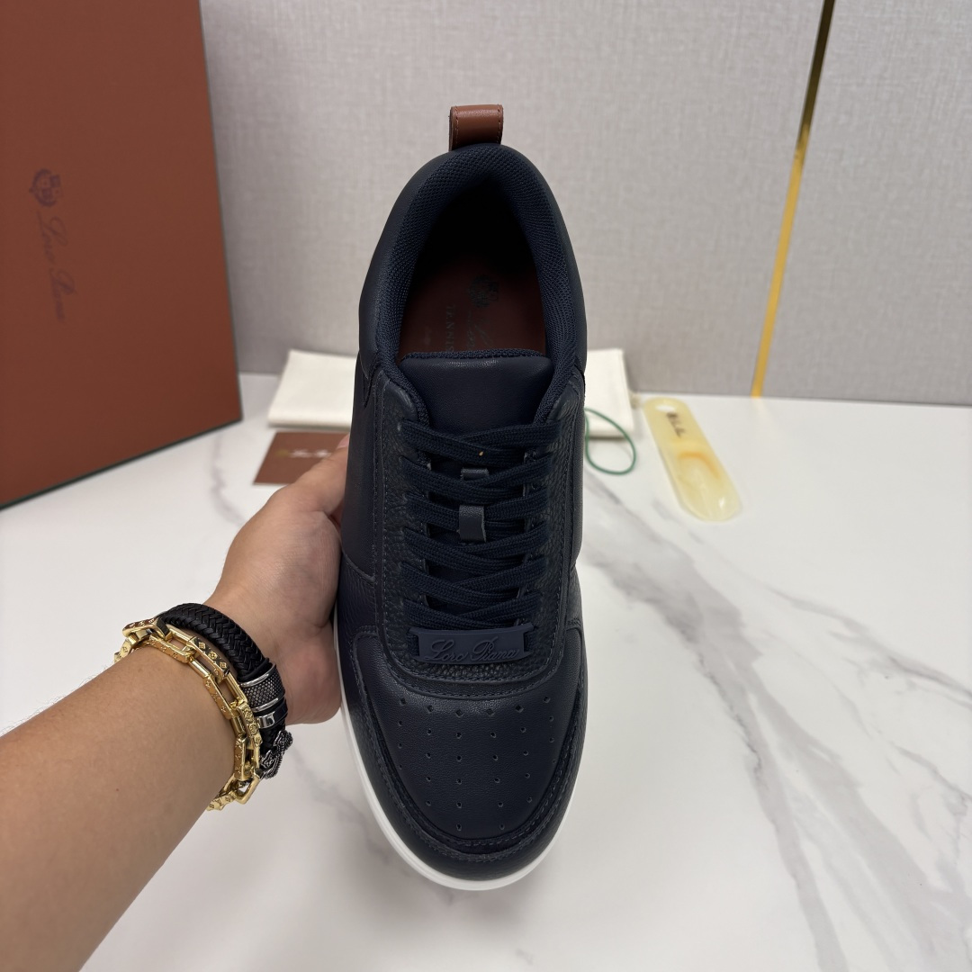 💋💍LP 家新品 LoroPian*/诺悠-翩雅 新款WeekendWalk男士休闲鞋 牛皮拼荔枝纹皮厚