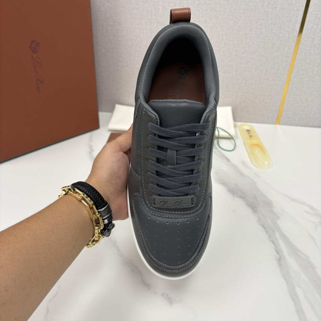 💋💍LP 家新品 LoroPian*/诺悠-翩雅 新款WeekendWalk男士休闲鞋 牛皮拼荔枝纹皮厚