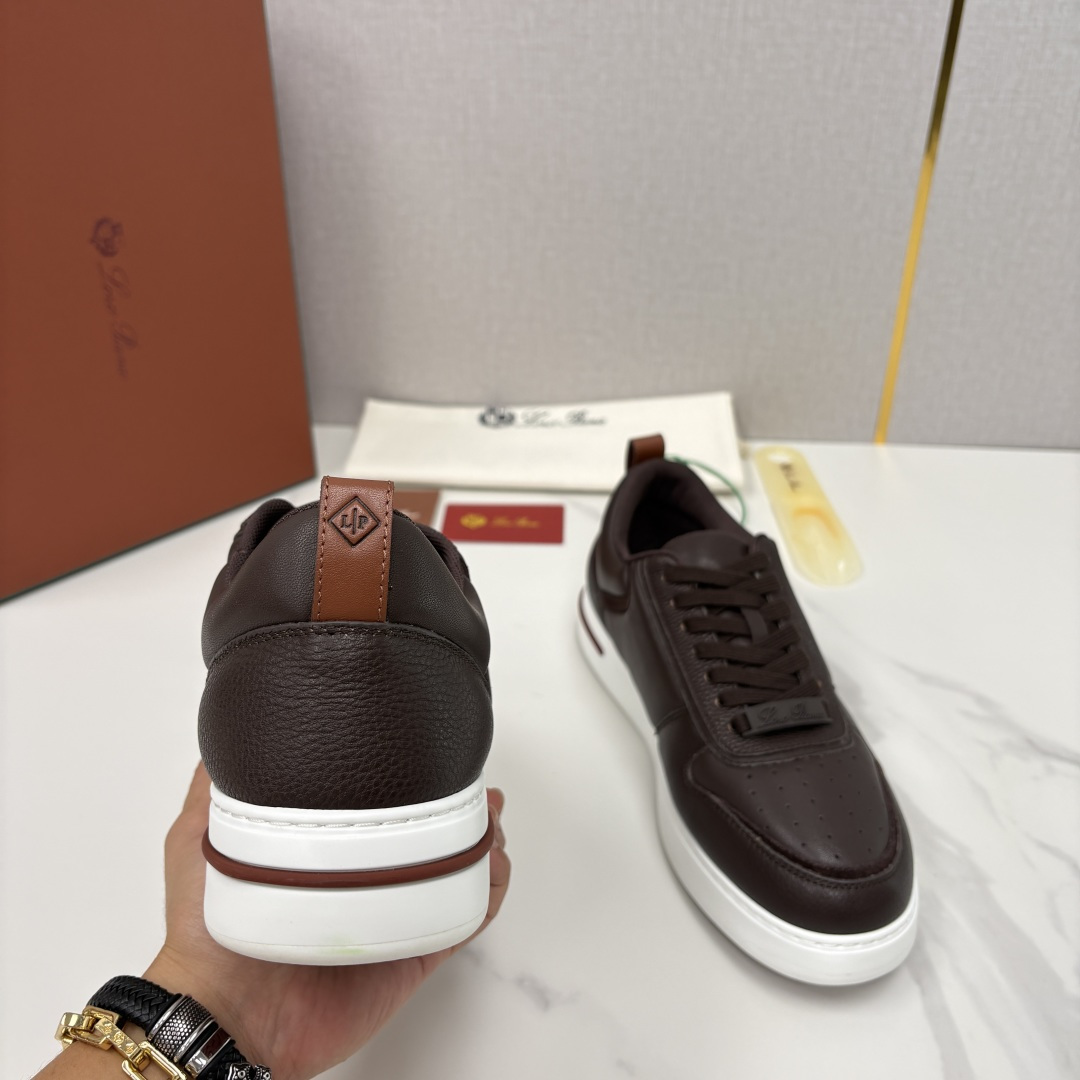 💋💍LP 家新品 LoroPian*/诺悠-翩雅 新款WeekendWalk男士休闲鞋 牛皮拼荔枝纹皮厚
