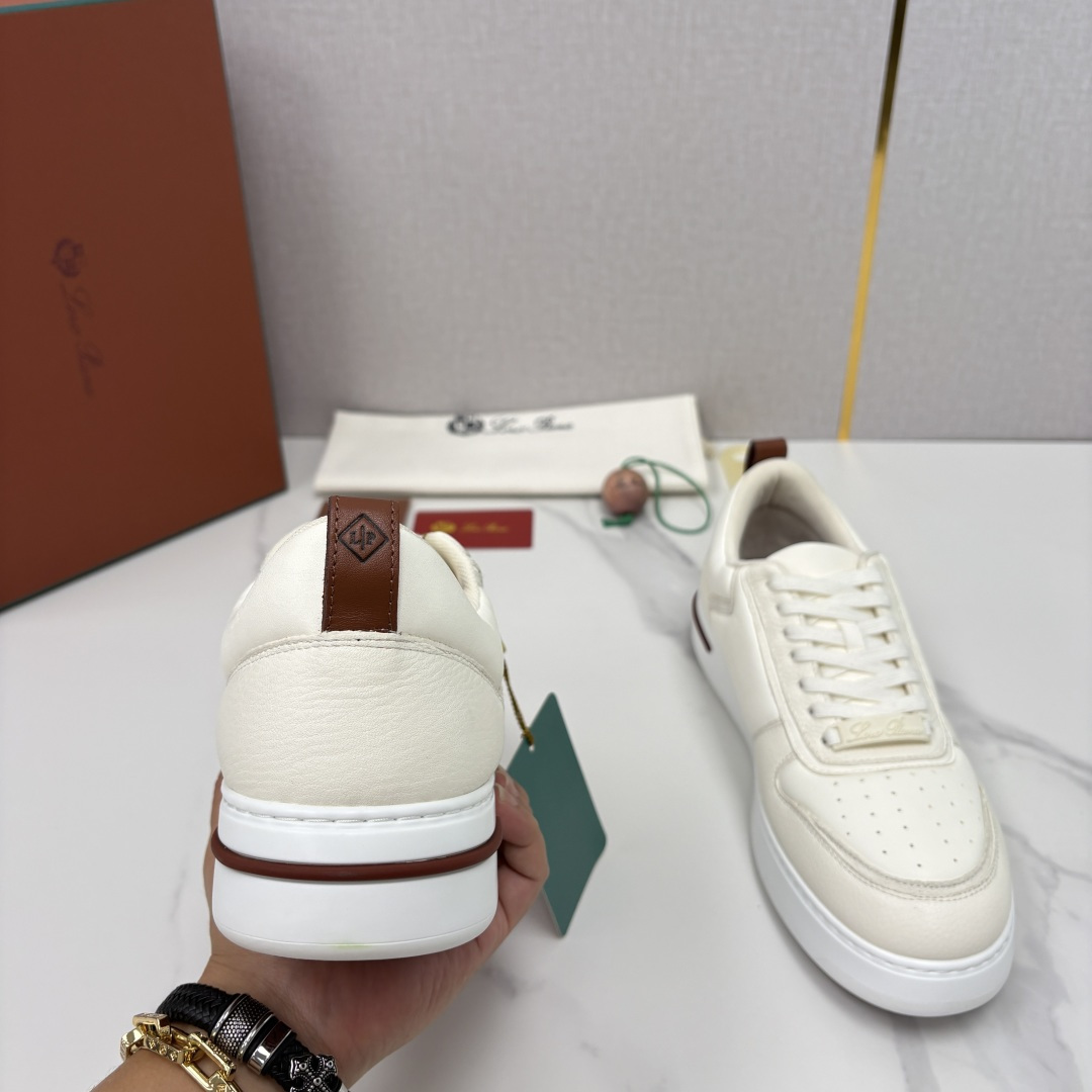 💋💍LP 家新品 LoroPian*/诺悠-翩雅 新款WeekendWalk男士休闲鞋 牛皮拼荔枝纹皮厚