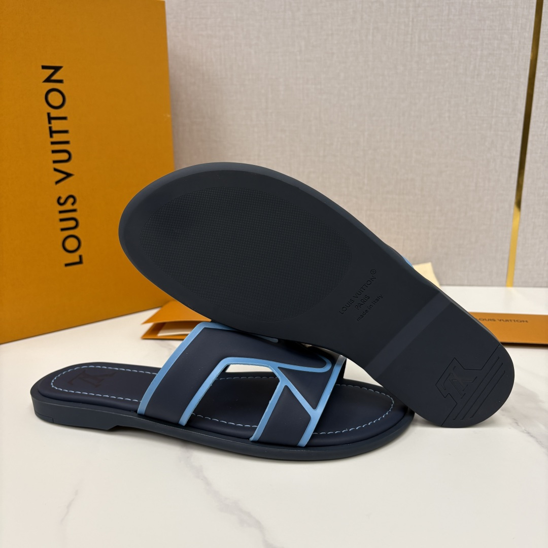 💋💍L家夏季新品 路易-威登 L*V PORTOFINO 凉拖 官方 7,050 将法式奢华与夏日休闲完