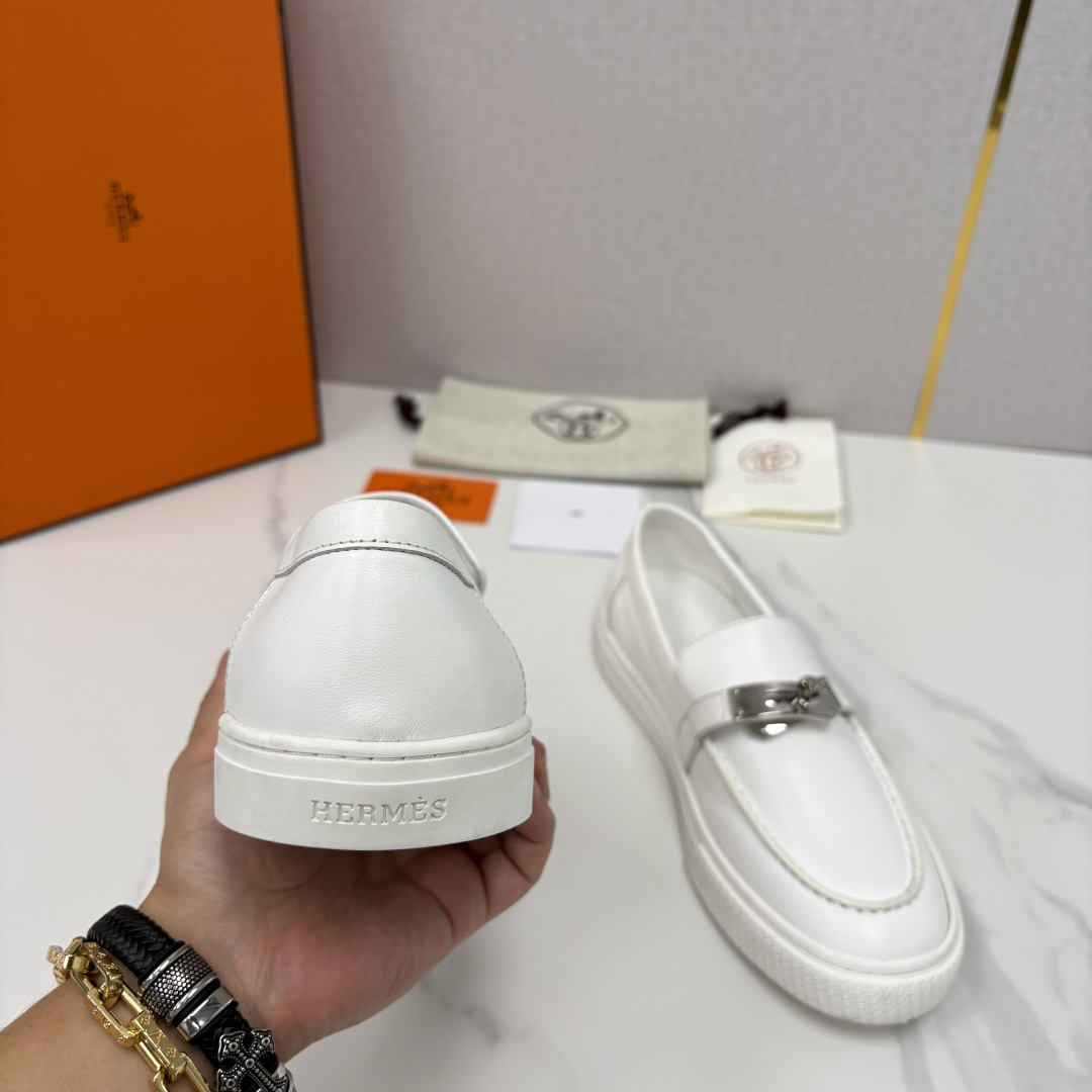💋💍H家新品 Hermè* 爱马-仕 Job kelly 扣牛皮乐福鞋 官方 9,300 甄选进口小牛皮