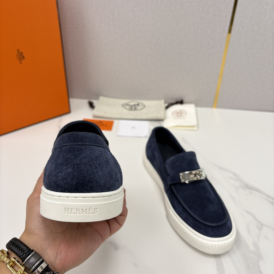 💋💍H家新品 Hermè* 爱马-仕 Job kelly 扣牛皮乐福鞋 官方 9,300 甄选进口小牛皮
