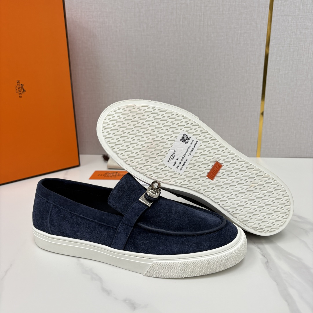 💋💍H家新品 Hermè* 爱马-仕 Job kelly 扣牛皮乐福鞋 官方 9,300 甄选进口小牛皮
