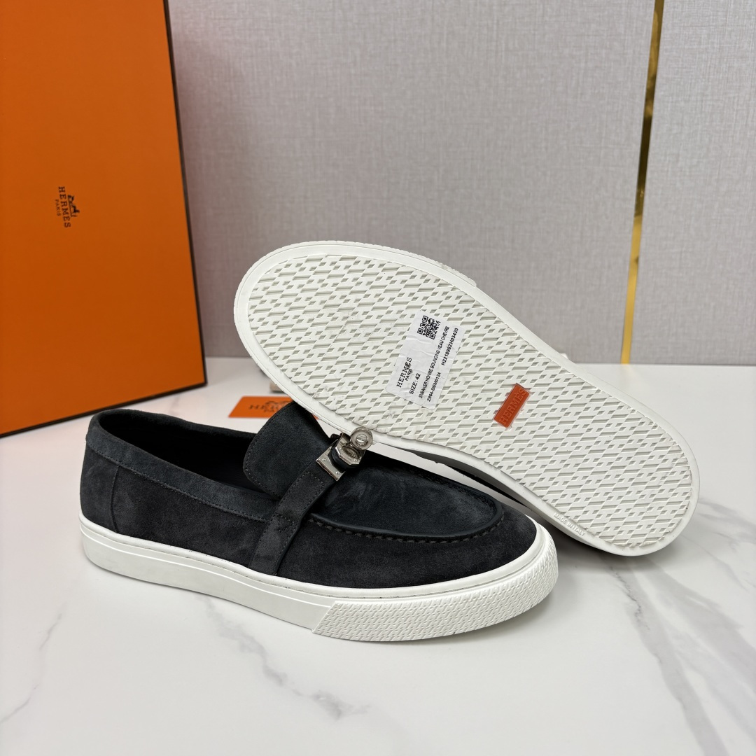 💋💍H家新品 Hermè* 爱马-仕 Job kelly 扣牛皮乐福鞋 官方 9,300 甄选进口小牛皮